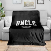 Promoted To Uncle Est 2026 Throw Blanket New Uncle Gift