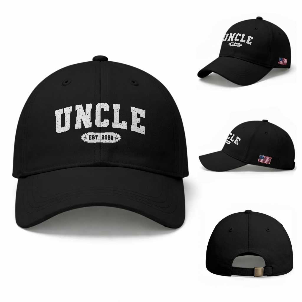 Promoted To Uncle Est 2026 Baseball Cap New Uncle Gift