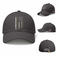 Daddy Husband Protector Hero Baseball Cap Fathers Day Vintage American Flag