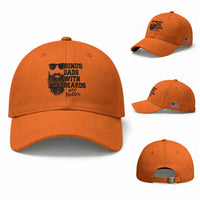 Bonus Dads With Beards Are Better Baseball Cap Retro Step Dad Fathers Day