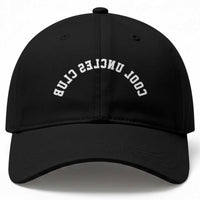 Cool Uncles Club Baseball Cap Gifts For Uncle Retro Upside Down Text