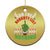 Funny Xmas Christmas Ornament On The List Of Naughty And I Regret Nothing Christmas - Wonder Print Shop