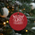 Funny Xmas Christmas Ornament On The Naughty List And I Regret Nothing - Wonder Print Shop