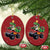 Dinosaur Monster Truck Christmas Ornament - Wonder Print Shop