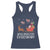 Christmas Moo Deng Racerback Tank Top Moo-deng For Everybody Funny Xmas Santa