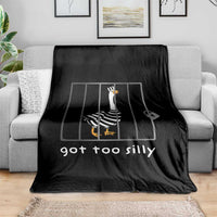 Silly Goose Throw Blanket Got Too Silly