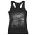 Funny Graphic Capybara Selfie with UFOs Weird Racerback Tank Top