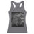 Funny Graphic Capybara Selfie with UFOs Weird Racerback Tank Top