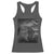 Funny Graphic Capybara Selfie with UFOs Weird Racerback Tank Top