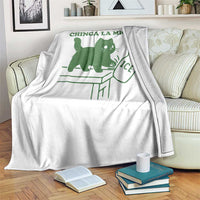 Chinga la Migra Throw Blanket Funny Subtle FDT Cat Meme - Wonder Print Shop