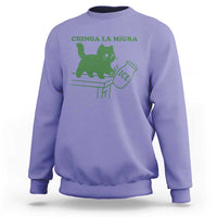 Chinga la Migra Sweatshirt Funny Subtle FDT Cat Meme - Wonder Print Shop