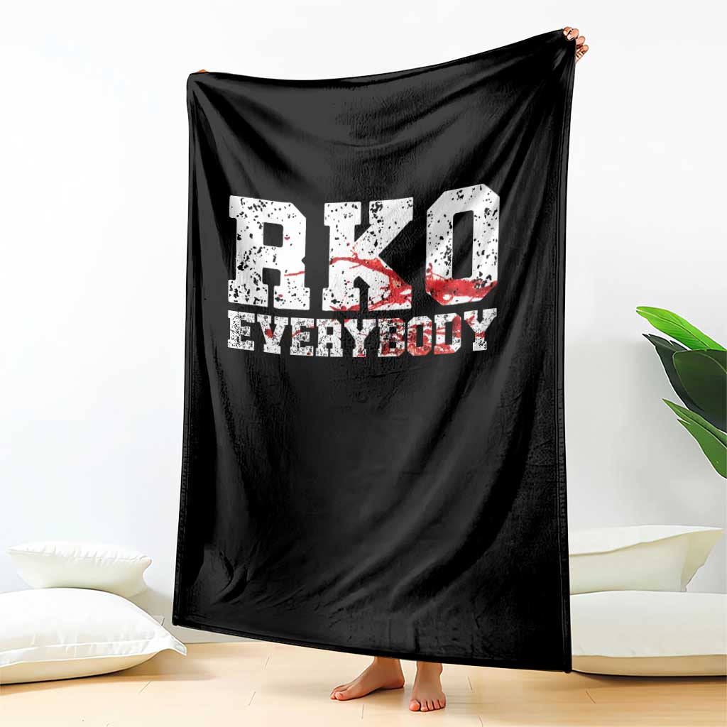 RKO Everybody Blood Throw Blanket