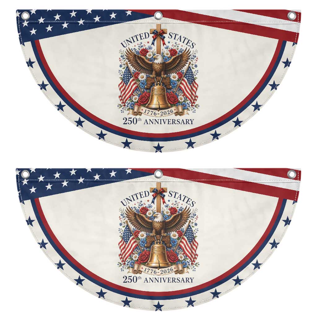 250 Anniversary USA Eagle Patriotic Fan Flag Flower 250th Birthday 4th Of July 2026