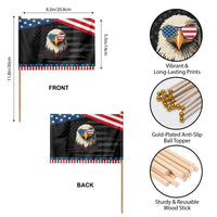 American Flag Eagle Patriotic Handheld Flag 4th of July