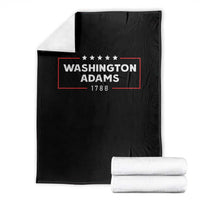 4th July George Washington 1788 Throw Blanket Retro President Campaign - Wonder Print Shop
