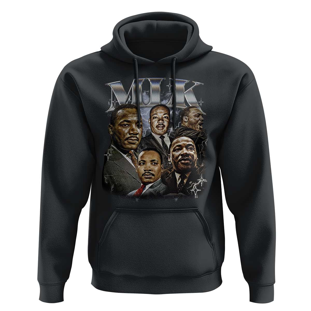 Martin Luther King Hoodie Black History Month Pride MLK Bootleg Rap Tee