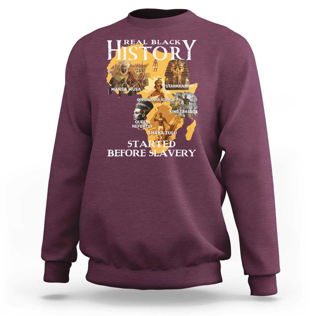 Black History Sweatshirt Didnt Start With Slavery - Wonder Print Shop