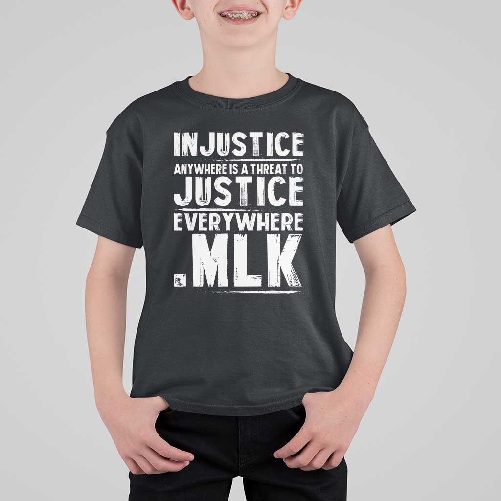 Martin Luther King Jr. T Shirt For Kid Inspirational Quote MLK Day Black History Month