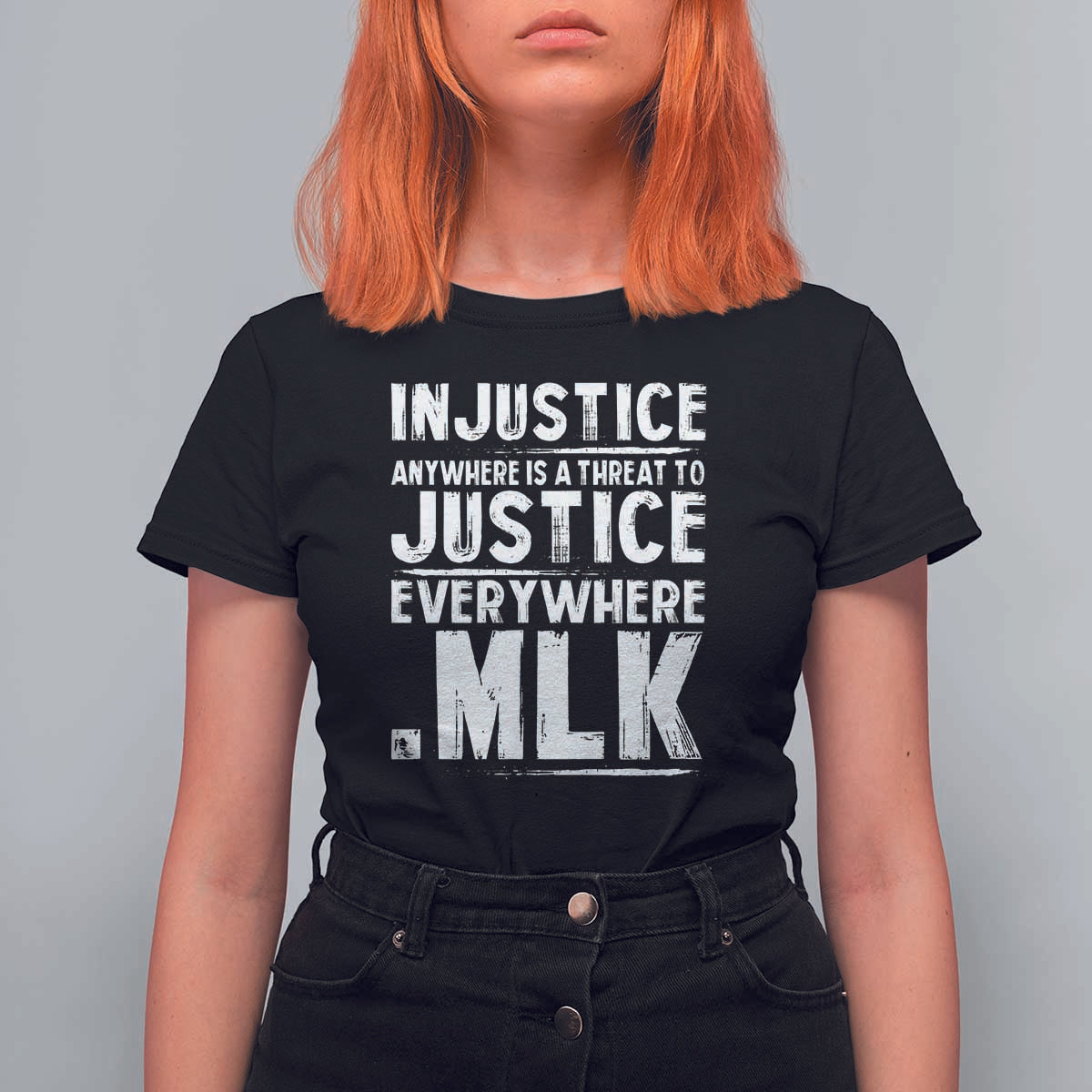 Martin Luther King Jr. T Shirt For Women Inspirational Quote MLK Day Black History Month