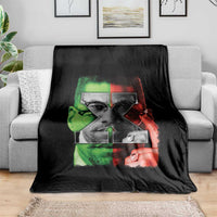 Malcolm X Throw Blanket Black History Month - Wonder Print Shop