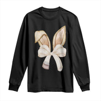 Easter Teachers Bunny Coquette Ears Long Sleeve Shirt