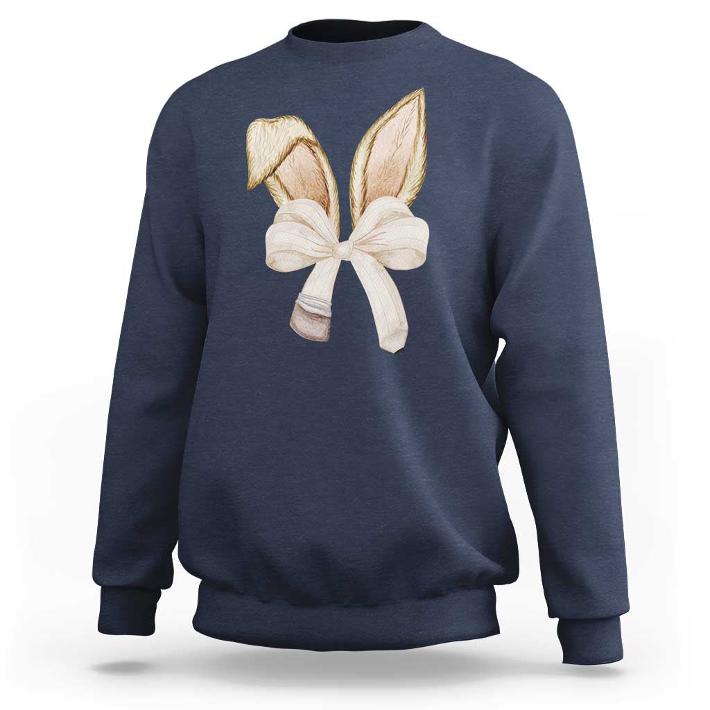 Easter Teachers Bunny Coquette Ears Sweatshirt