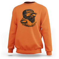Retro Baltimore Sweatshirt City Pride Oriole With Sunglasses