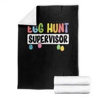 Easter Egg Hunt Supervisor Throw Blanket Funny Mom Dad - undefined