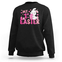 Baby First Easter Sweatshirt Cute Newborn Gift Bunny Rabbit - Wonder Print Shop