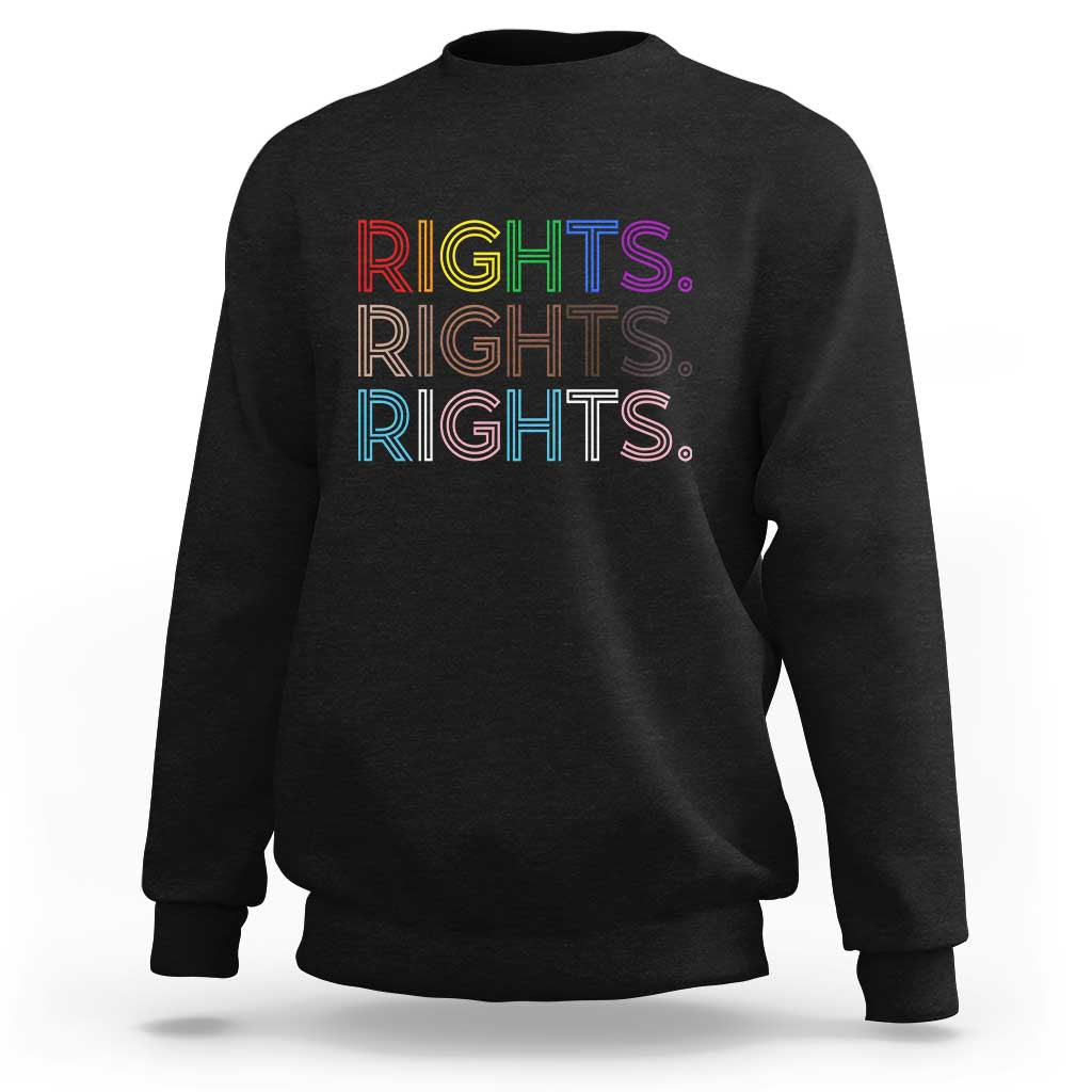 LGBTQ Trans Rights Sweatshirt Social Justice Equality Human Rights - Wonder Print Shop