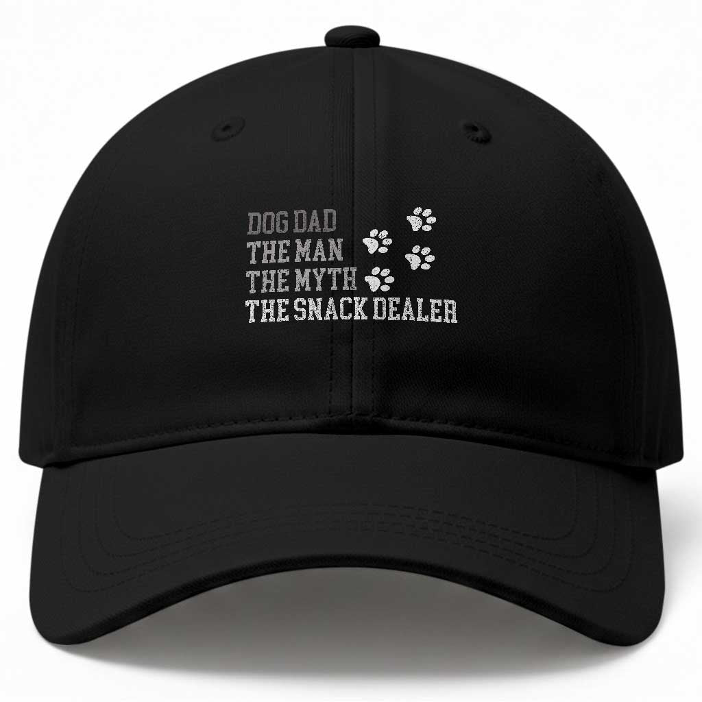 Dog Dad Baseball Cap Fathers Day Gift for Dog Lovers Retro Vintage
