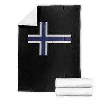 Norway Flag Throw Blanket Distressed Norwegian Norge Nordic Red White Blue Symbol
