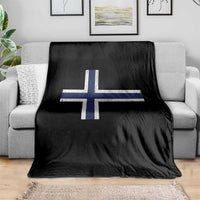 Norway Flag Throw Blanket Distressed Norwegian Norge Nordic Red White Blue Symbol