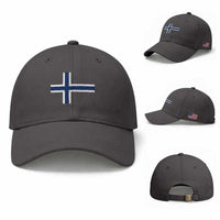 Norway Flag Baseball Cap Distressed Norwegian Norge Nordic Red White Blue Symbol