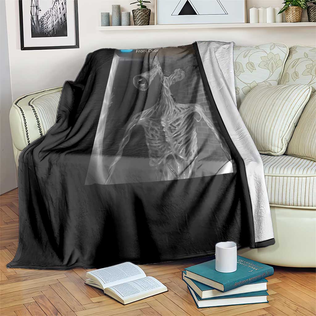 Funny Siren Head Throw Blanket Ring with Motion Meme - Wonder Print Shop