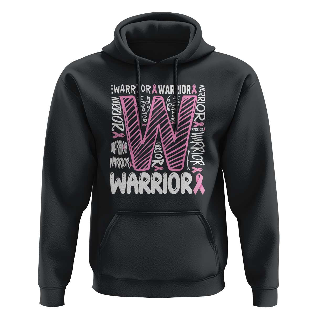 Breast Cancer Awareness In October We Wear Pink Hoodie Pink Ribbon Warriors Team