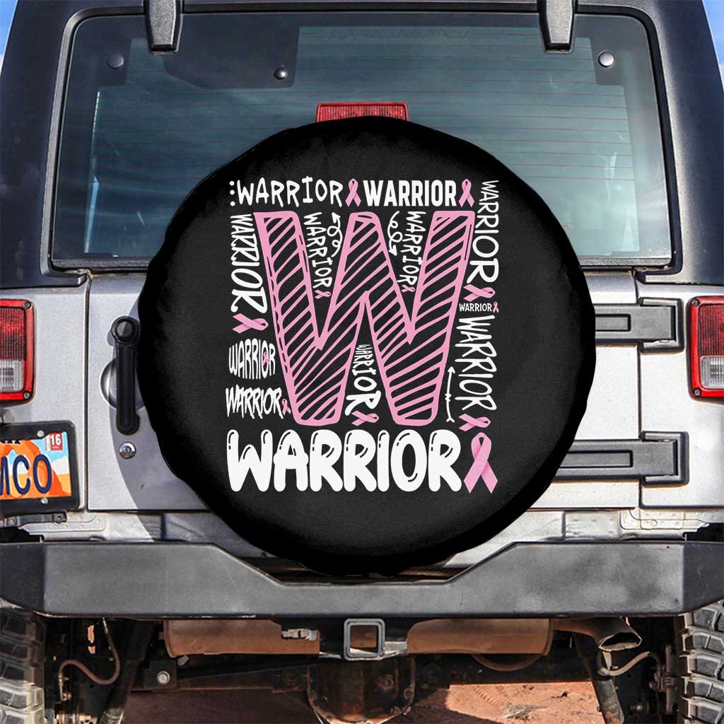 Breast Cancer Awareness In October We Wear Pink Spare Tire Cover Pink Ribbon Warriors Team