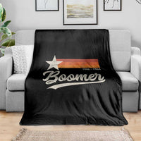 Boomers Generation Throw Blanket Vintage Retro Gift - Wonder Print Shop