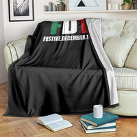 Subtle FDT Christmas Throw Blanket Hidden Message Funny Festive December Tree - Wonder Print Shop