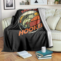 Part Time Hooker Throw Blanket Retro Funny Fishing