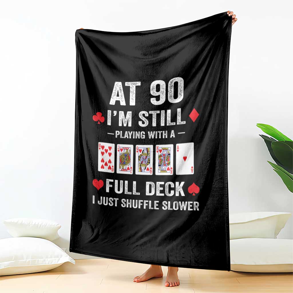 Funny 90th Birthday Throw Blanket Funny 90 Year Old Cards