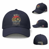 Funny 60th Birthday Baseball Cap Vintage Retro Built 60 Years Ago