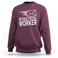 Retired Postal Worker Sweatshirt Mailman Postman Retirement Gifts - Wonder Print Shop