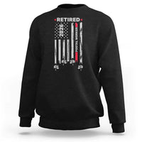 Retired Postal Worker 2026 Sweatshirt Retro US Flag Mailman Postman Retirement Gifts - Wonder Print Shop