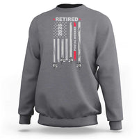 Retired Postal Worker 2026 Sweatshirt Retro US Flag Mailman Postman Retirement Gifts - Wonder Print Shop