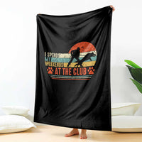 Funny IGP Bite Work Throw Blanket Schutzhund Dog Training - Wonder Print Shop