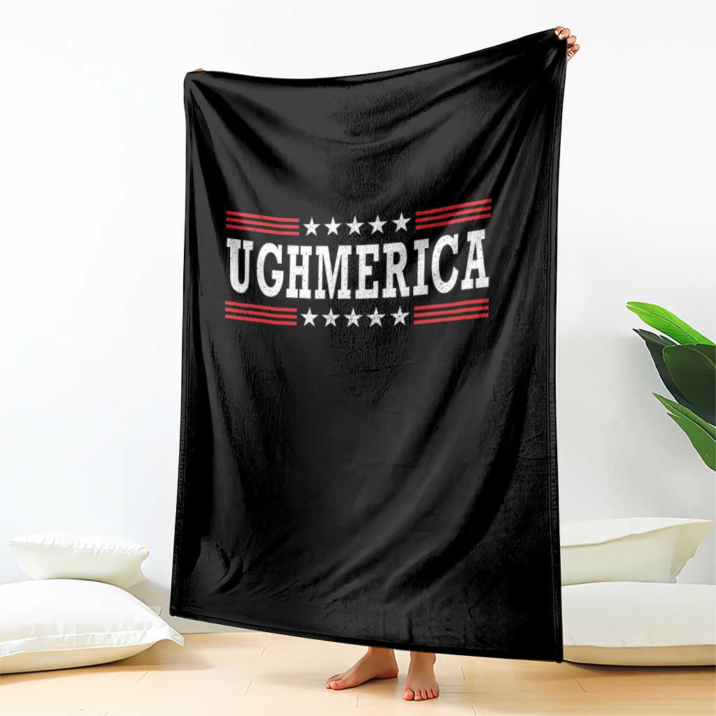 Ughmerica Anti 4th of July Throw Blanket