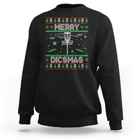Disc Golf Christmas Sweatshirt Merry Discmas Ugly Xmas - Wonder Print Shop