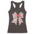 Coquette Valentine's Day Racerback Tank Top Heart Bow