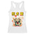 Maneki Neko Racerback Tank Top Kawaii Japanese Lucky Cat Waving